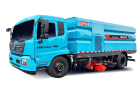 Fuel Powered Sweeper Truck